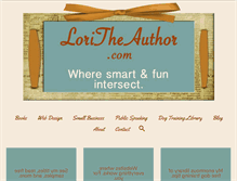 Tablet Screenshot of loritheauthor.com